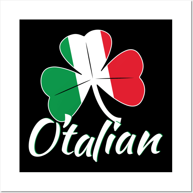 O'Talian Italians for St. Patrick's Day Wall Art by Vector Deluxe